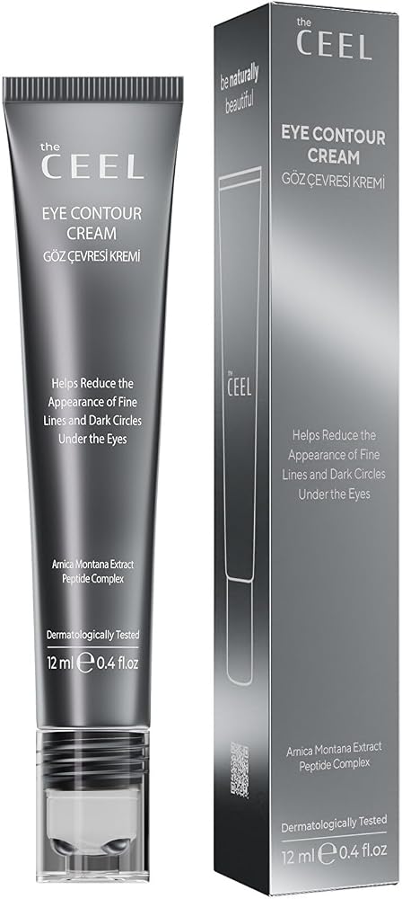 The Ceel Arnica Montana Özlü Göz Kremi 12 ml - Peptitler ve Antioksidan İçeren Nemlendirici Göz Çevresi Bakımı, Aydınlık ve Pürüzsüz Görünüm Destekleyici Soğuk Başlıklı Aplikatör