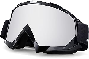 SGTTX Motorradbrille, ATV Dirt Bike Off Road Racing MX-Fahrbrille Anti-UV-Schutzbrille Winddichte staubdichte Motocross-Brille Anti-Scratch-Motorradbrille zum Radfahren/Reiten/Klettern/Skifahren