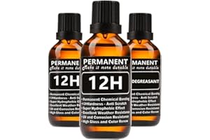 TEFEVIHNG 12H Nano Ceramic Coating for Cars Automobile Wax Better than 9H 10H Hardness 30ml 3bottle suit High Gloss Hydrophobicty Anti Scratch Car Paint Protection Kit Last for 3 Years Protection Stains and UV