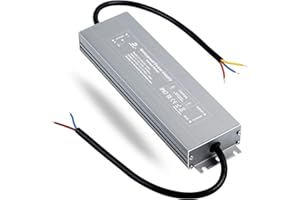 DUSKTEC Transformateur 24V LED 100W Driver, Alimentation 4,2A Étanche IP67, Transfo 220V/230V AC à DC, Pilote Basse Tension à Tension Constante pour CCTV Ampoule à Bande Lumineuse MR16 G4