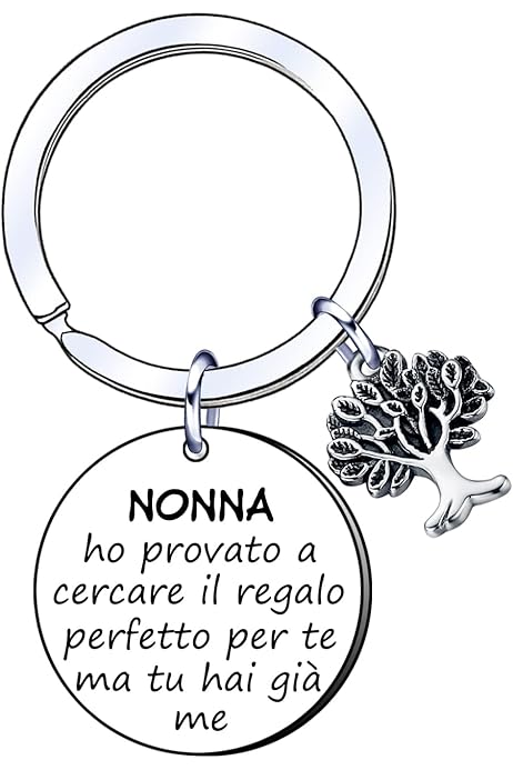 Portachiavi Nonno Regalo - Idea Per Festa Dei Nonni, Compleanno O Papà, In Lega Metallica - Foto 9
