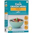 Gaia Crunchy Millet Muesli | High on Proteins | Low on Cholesterol | No Trans-Fat | Sugar Free | No Preservatives | Abundance of Antioxidants? Diet 400 Gm