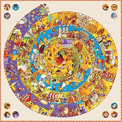 Djeco puzzle 350p histoire djeco + livret et poster