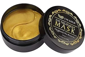 SONEW Per Gli Occhi Collagene Gold 24k, Eye Mask 60 pezzi Patch di Sotto Le Rughe Degli Occhi, occhi Nutriente Antinvecchiamento per diluire i cerchi scuri e il gonfiore(01#)