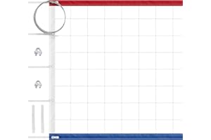 JXCTNNU Foldable Net for Volleyball Volleyball Net Sport Net Officially Standard Size Indoor Outdoor Garden Beach Volleyball with Carrying Bag 9.5M X 1M