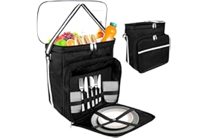 KOKOBOX Bolsa térmica para el almuerzo, bolsa de pícnic, bolsa térmica grande isotérmica para alimentos, mantener caliente o frío, camping, picnic, barbacoa, playa, al aire libre