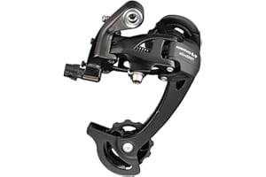 microSHIFT MarvoLT M46 Rear Derailleur - 8 and 9 Speed - Long Cage - Black