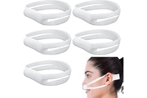 BEIAYYY Elastic Nose Bandage 5 Pcs Nasal Dressing Holders External Nose Mesh Wound Bandages Post-Operative Support Supplies