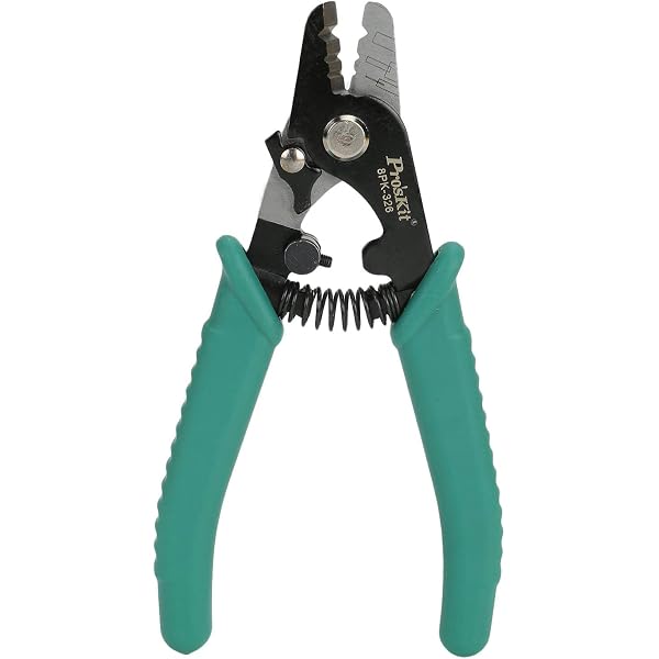 Proskit 8PK-326 148mm Carbon Steel Optical Stripper (Green