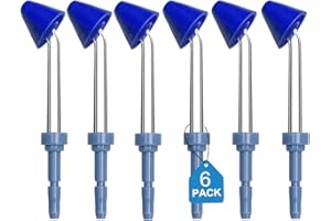 IIYL Puntas de repuesto para lavado de nariz para irrigador oral Waterpik Wp-100 Wp-450 Wp-250 Wp-300 Wp-660 Wp-900 por (paquete de 6)