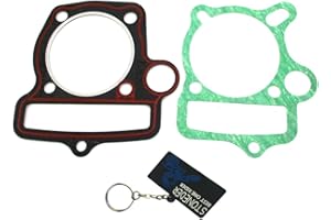STONEDER YX140 juntas de cabeza de motor para YX 140cc Pit Dirt Bike ATV Quad compatible con YX 140cc motor refrigerado por aceite 1P56FMJ
