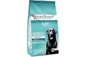 Arden Grange Adult Dry Dog Food Light with Fresh Chicken and Rice, 12 kg
