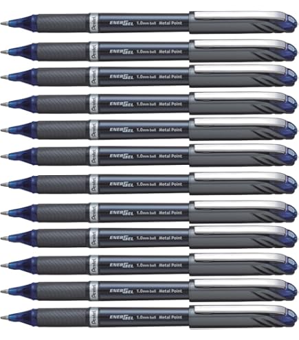 Pentel XLRN5-A Gel-Mine Für Energel X – 0,5 Mm Nadelspitze, Schwarze Tinte, Glattes Schreibgefühl