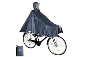 ANYOO Wasserdicht Radfahren Regen Poncho Portable Leichte Regenjacke Mit Kapuze Fahrrad Fahrrad Compact Regen Cape Wiederverwendbare Unisex für Backpacking Camping Outdoors