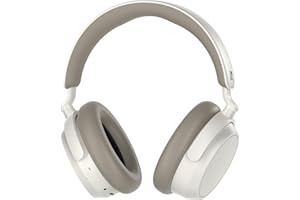 Sennheiser ACCENTUM Plus Wireless Auriculares con Bluetooth - Audio función de Carga rápida, autonomía de 50 Horas y cancelación de Ruido Activa híbrida adaptativa - Blanco