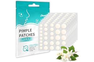 CHEAP4UK 264 PCS Pimple Patches Spot Patches Pimple Patch Hydrocolloid Treatment Invisible Blemish Stickers Dots Spots Acne Patch Effectively Calms & Relieves Acne