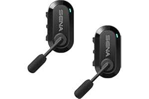 SENA BiKom 20 Système de Communication Mesh pour activités en Plein air, léger ne pesant Que 20 grammes (Noir, Pack Double)