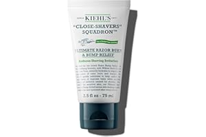 Kiehl's Razor Burn Bump Relief, Men's Aftershave Moisturising Cream, Made with Squalane & Aloe Vera, 75ml