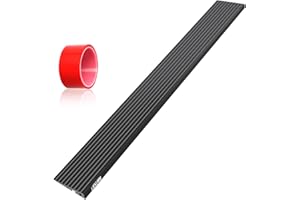 ‎LIEKUMM LIEKUMM 2 cm Height PVC Door Threshold Ramp, 800 kg Load Capacity Door Threshold Ramp Robot Vacuum Cleaner, Wheelchair Ramp for Indoor and Outdoor Use, Threshold Ramp for Electric Wheelchair, Black