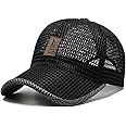 ROGBLIN FASHIXD Summer Mesh Baseball Cap for Men Women Trucker Mesh Hat Baseball Hats Outdoor Sports Running hat