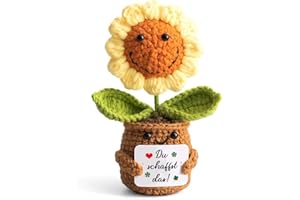 boluoboluomi Sonnenblume Geschenke für Frauen-Schön dass es Dich gibt,Sonnenblume Deutsch Glücksbringer,Beste Freundin Geschenke Geschenke für Abschiedsgeschenk Kollegin,Ruhestand Geschenk