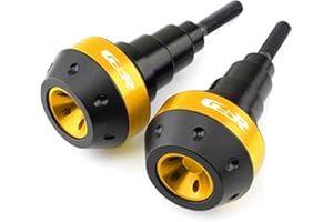 MISKYN Cadre De Protection Contre Les Chutes De Moto, Carénage Coulissant, Protection Anti-Crash, pour Suzuki GSR400 GSR600 GSR750 GSR 600 750 Moteur (Couleur : Or)