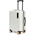 MOKOBARA The Transit Luggage Poly-Carbonate Hard Sided 8 Silent Ninja Wheels for Travelling (Still Loading Brownray, Cabin)