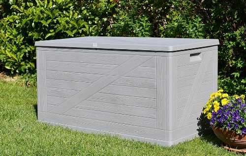 Toomax Kissenbox Multibox Wood 420, Grau - 5