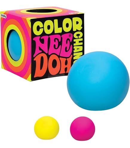 Schylling Teenie NeeDoh Funky Pup (lot De 3) - Jouets Sensoriels Mini Chiens à écraser - Antistress Pour Enfants Dès 3 Ans