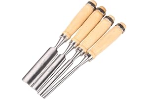 YITAIYUAN 4Pcs Art Artist Carpenter Woodcut Wood intagliare Woodwork Scultura Scalpello Legno intagliare Chip Carpenteria Mortise Craft