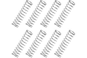 Dtoterul Ressort de Compression 50 Pièces Ressort Secateur Acier Inoxydable Ressort Comprimé Mécanique Diamètre du Fil 0.5mm pour Pelouses et Jardins