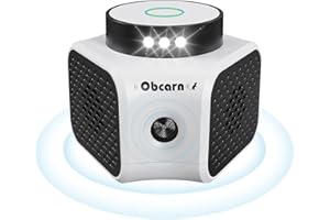 Obcarn Mäuse Vertreiben 1 PCS 360°Mäuseabwehr Ultraschall, Mäuseabwehr Ausgestattet mit LED-Leuchten, Lärmreduzierung und Ruhe Geeignet für Wohnzimmer Küchen und Schlafzimmer zu Hause