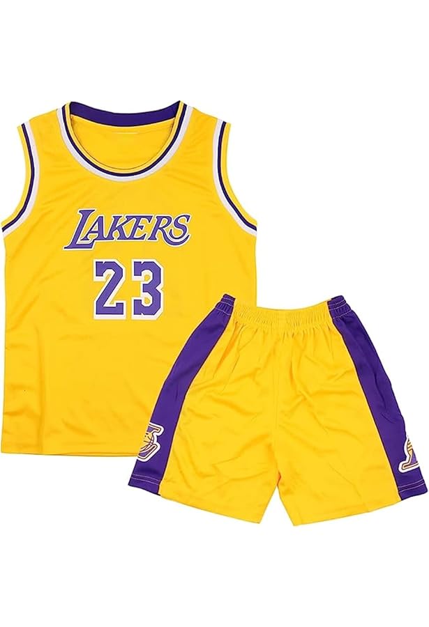 Ensemble De Basket Pour Enfants 2 Pièces - Unisexe, Tailles 3XS à 2XL, 2-16 Ans - 4
