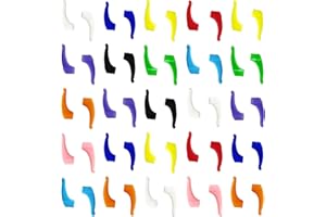 COACOM 25 par osłon na nogi okularów, silikonowe osłony przeciwpoślizgowe, okulary zabezpieczające akcesoria, elastyczne i wygodne osłony nóg okularów.