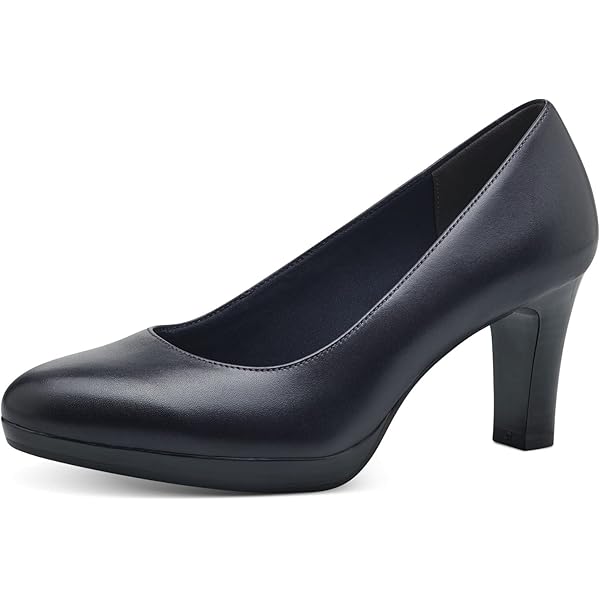 Tamaris Klassieke pumps voor dames, hakschoenen, Touch-it-voetbed, 0 Navy Metallic, 39 EU