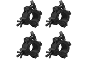 CHAUVET DJ 4 x CHAUVET CLP-10 CLP10 HALF COUPLER DJ LIGHTING FIXTURE CLAMP WITH INSERTS
