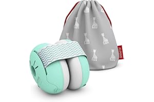 Alpine Baby Muffy Casque Anti Bruit Bébé : Protection Auditive Pour Bébés et Tout-Petits Jusqu'à 36 Mois - Certifié CE - Améliore le Sommeil Pendant les Déplacements - Réglable et Confortable - SLG