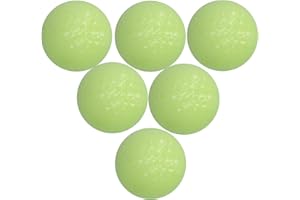 GZD cersalt Pelota de Luminosa 6pcs, Juego Al Aire Libre de Las Pelotas de Fluorescentes de la Noche para la Práctica del