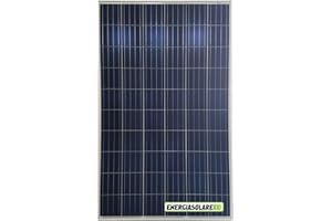 ENERGIASOLARE100 RISPARMIARE SENZA INQUINARE Pannello Solare Fotovoltaico 280W 24V Policristallino 5 BUS BAR + Ebook