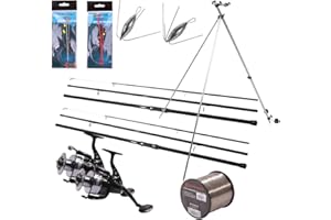 Ultimate Ensemble de Canne à Pêche de Plage BeachForce 4.20m | Ensemble mer