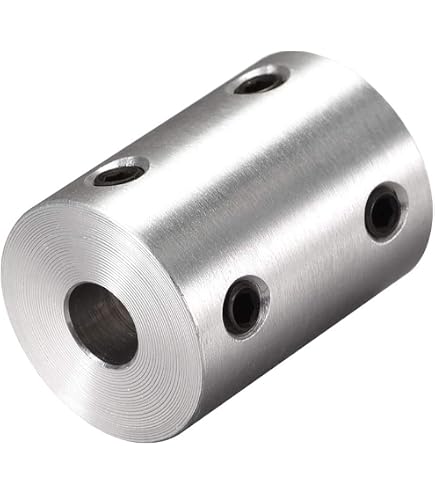 2x Starre Wellenkupplung 4mm Bis 4mm – Aluminium, L25xD14, M4 Schrauben – Für Motoren & 3D-Drucker