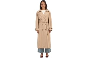 ONLY Kurtka Kobiety Onlchloe trencz podwójny B. Otw Noos