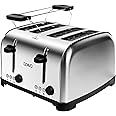Chefman Toaster 2 Scheiben - 7 Bräunungsstufen Mit Krümelschublade Für Dickes Brot & Bagels