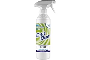 Cubex Professional | 1 x Deodorant Due Aloe Two Phase Room Fragrance 500ml High Quality for Indoor, Outdoor and Cleaning Work Ideal for Curtains, Fabrics and Pets Rooms