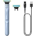 Philips OneBlade First Shave, Authentic Teen Hybrid Electric Shaver. Incl. 2X Anti-Friction Blades (8 Months Supply), Model QP1324/30