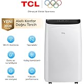 TCL 12000 BTU Mobil Klima, A+ Enerji Sınıfı, Isıtma Pompalı, R290 Gazlı, Nem Alma Fonksiyonlu