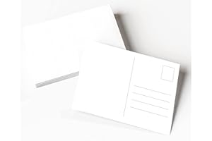 ‎CLEVER POOL Clever Pool, Blanko Postkarten zum Selbstgestalten, Postkarte aus weißem Karton, Postkarten zum Bedrucken (35 x DIN A6)