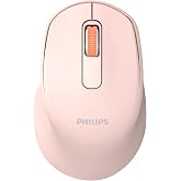 Philips SPK7448 Kablosuz Bluetooth 1600DPI 4 Tuşlu Optik Sessiz Mouse Pembe