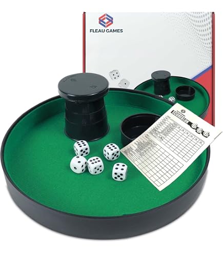 Piste de dés - Yam - 421 - diamètre 31 cm - Fabriqué en France