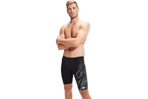 Speedo Men's Hyperboom V-Cut Jammer | Quick Drying | Training | Fitness | Chlorine Resistant Jammer (Pack of 1)